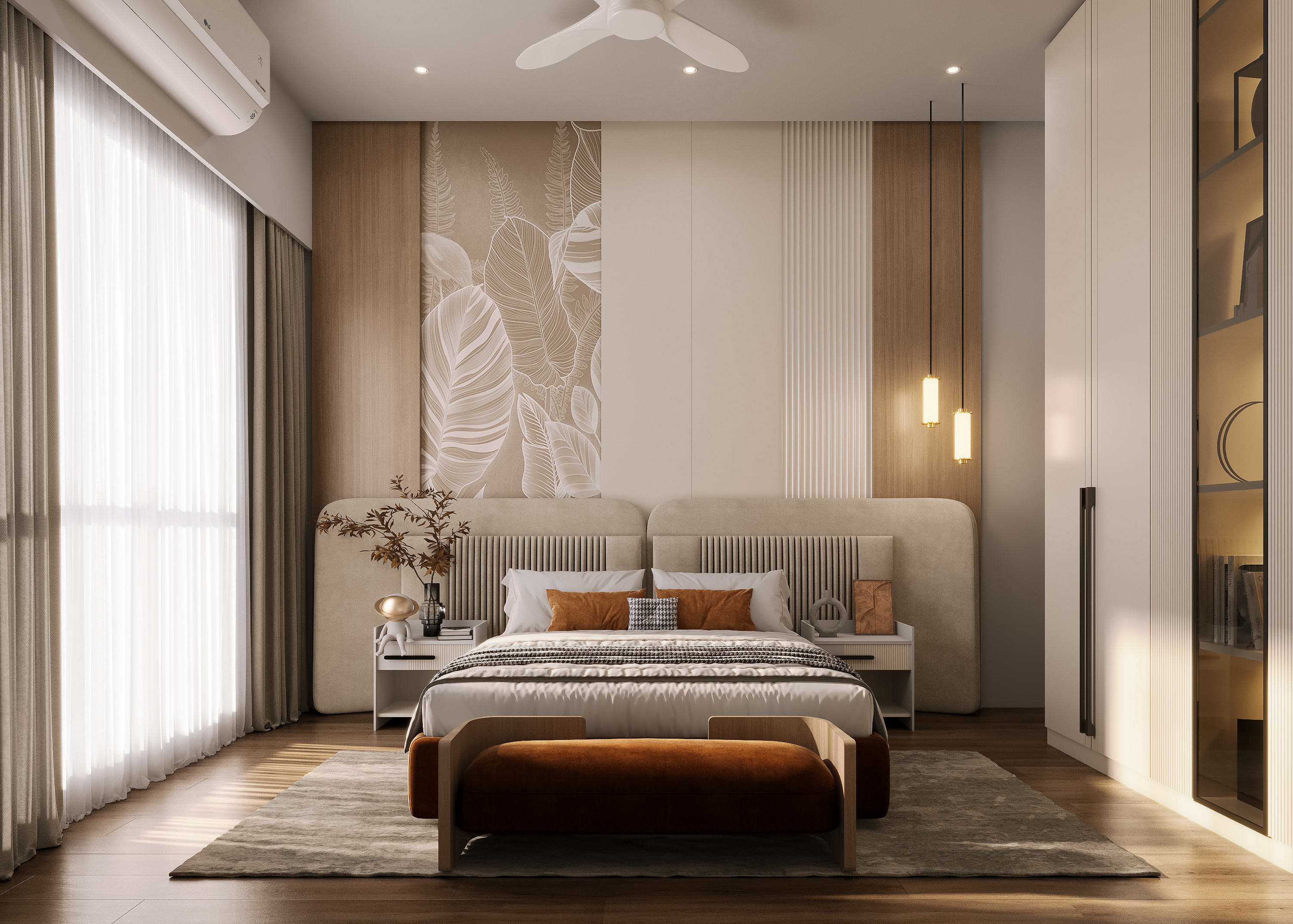 Master Suites Residence – Master Bedroom 2, architectural 3D visualisation by Form Arc Visuals