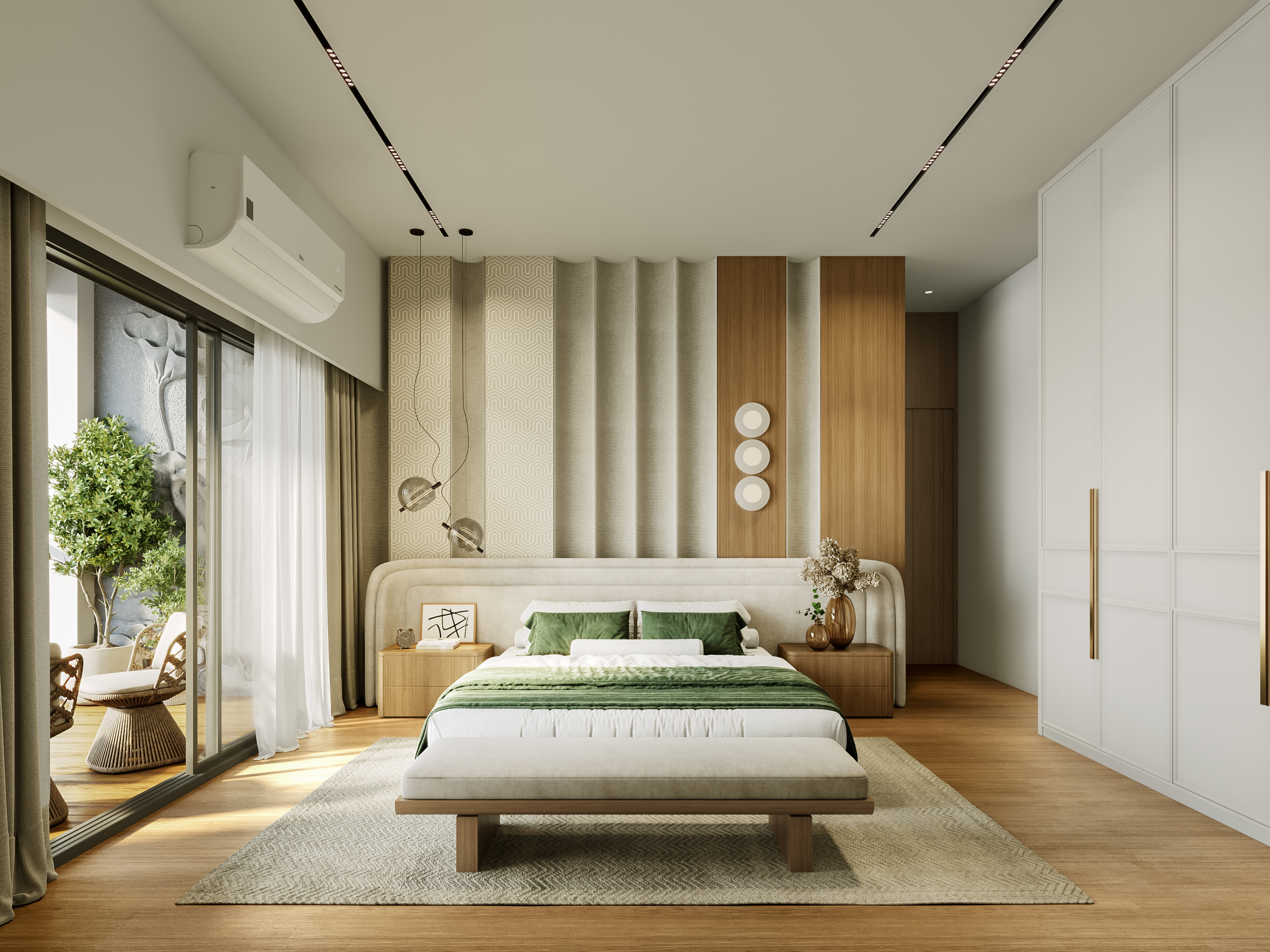 Master Suites Residence – Master Bedroom 3, architectural 3D visualisation by Form Arc Visuals